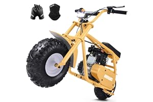 HOVER HEART Mini Bike, Gas Dirt Bike, Minibike, Gas Powered Mini Bikes for Adults, 99cc-4 Stroke Pit Bike with Led Light, Min Dirtbike, Motorcycle Max Load 200 Lbs, Max Speed 28 Mph, Age13+ Hoverheart