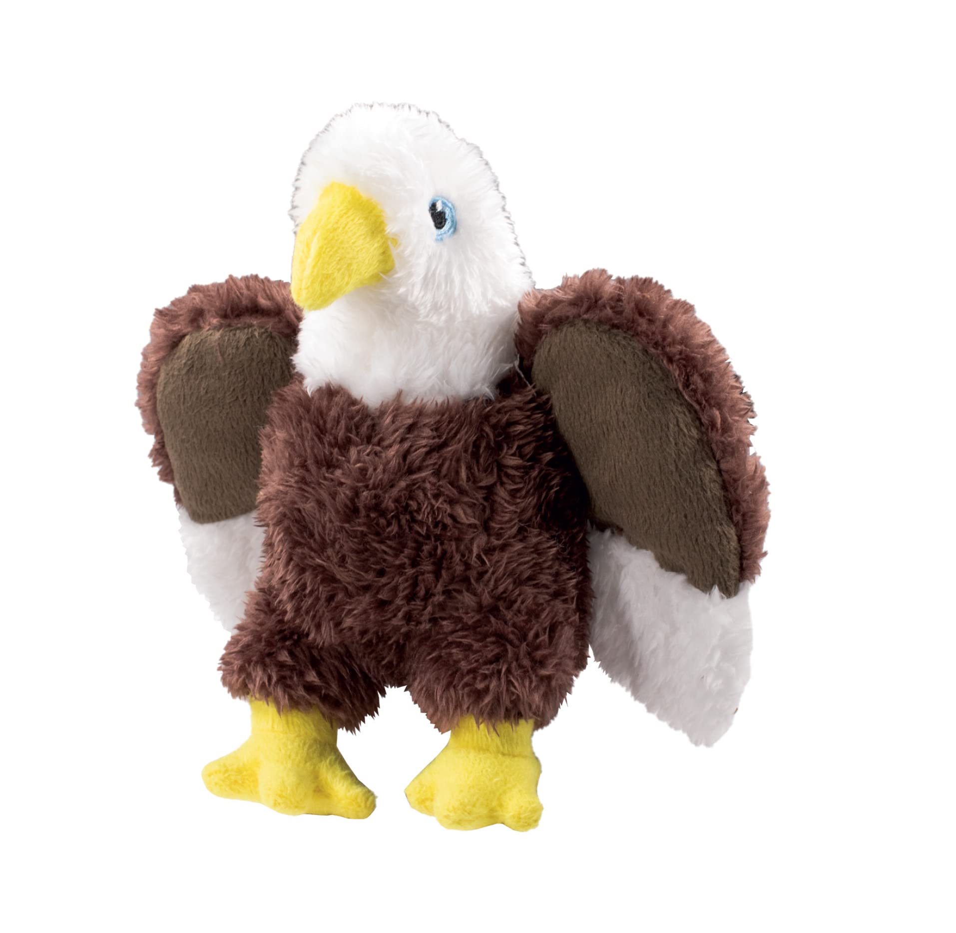 EcoBuddiez - Eagle from Deluxebase. Small Soft Plush Animals made from Recycled Plastic Bottles. Eco-Friendly Cuddly Gift for Kids and Cute Stuffed Animal Toy for Toddlers.