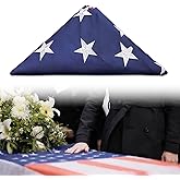 Military Flags Memorial American Flag Usa Flag For Veterans Funeral Flag Burial Flag Memorial Flag Heavy Duty For Veteran Made American Us Burial Flag For Veteran Military 5x9.5 Ft