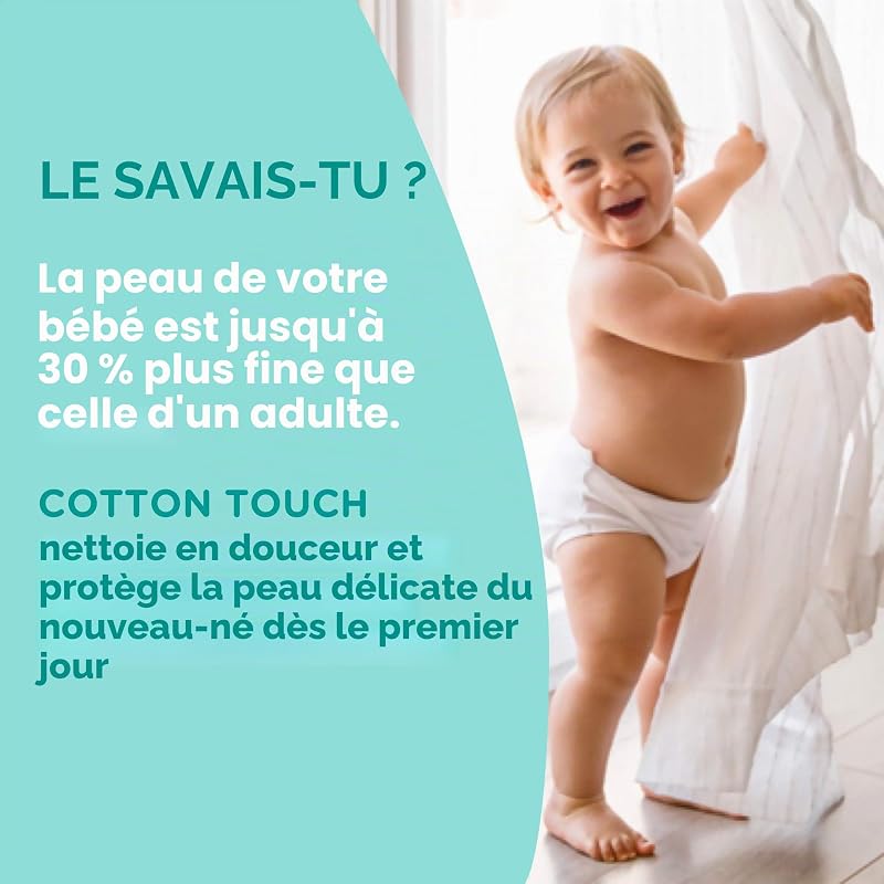 Johnson's CottonTouch Bain pour la peau délicate du nouveau-né, 500 ml