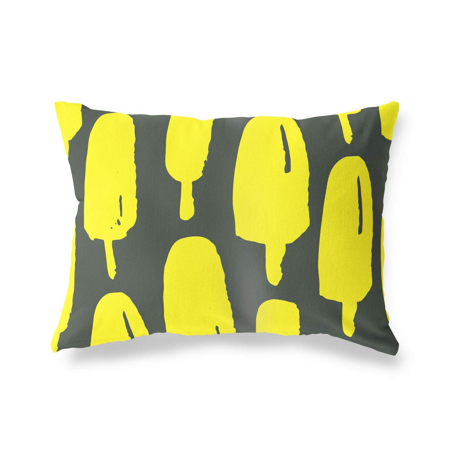 BonaMaison Decorative Cushion Cover, Neon Yellow-Fume Throw Pillow Covers, Home Decorative Pillowcases for Livingroom, Sofa, Bedroom, Size: 45X60 Cm - Designed and Manufactured in Turkey