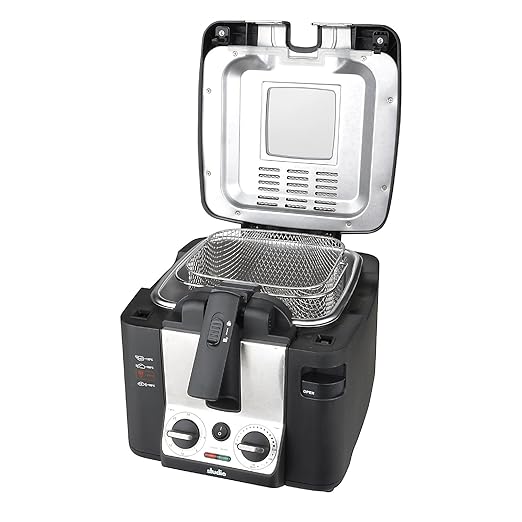 Eléctrico freidora 2,2 litros de aluminio permanente de filtro ...