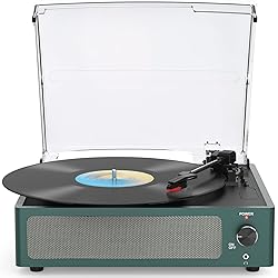 WOCKODER Record Players Turntable for Vinyl with
