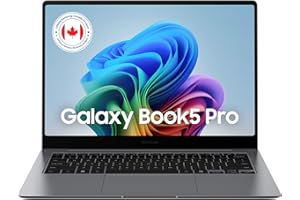 Samsung Galaxy Book5 Pro, 14", AI PC, Copilot+, Intel U7H, 16GB RAM, 512GB Storage, Touch AMOLED Display - Gray (CAD Version 