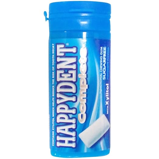 Happydent Chewing Gum Peppermint, 27.5g Bottle Amazon.in