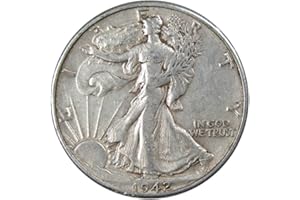 PROFILE COINS & COLLECTIBLES 1942 Liberty Walking Half Dollar XF EF Extremely Fine 90% Silver 50c US Coin