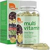 Zahler - One Daily Vegan Multivitamins for Women & Men (60 Count) Kosher Essential Vitamins & Minerals with Whole Food Spectra Blend - Vegetarian and Vegan Vitamins for Adults