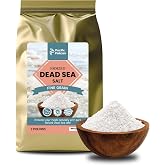 Pacific Pelican Iodized Dead Sea Salt &ndash; 2 Pounds &ndash; Fine Grain &ndash; Unrefined Kosher, Natural Iodized, Ideal for Paleo, Keto, Vegan Diets - Pure Sea Salt for Cooking, Seasoning &amp; Wellness