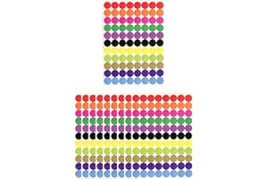Color - Coding Labels, 10 Pcs Color Coding Labels Circle Dot Stickers, Diameter 1 cm Colorful Coding Label Sticker, Use for O