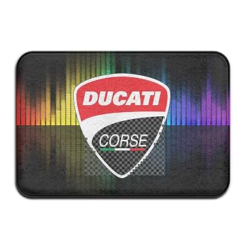 Letgogo Motorrad Ducati Logo Die Sauberlaufmatten Eingang Teppich
