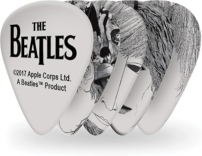 D'Addario Beatles Guitar Picks Revolver Medium – 10-Pack Collectible Set