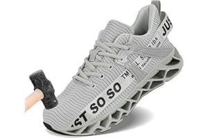 COKAFIL Steel Toe Shoes for Men Women Work Safety Sneakers Puncture Proof for Industry Construction Warehouse Utility