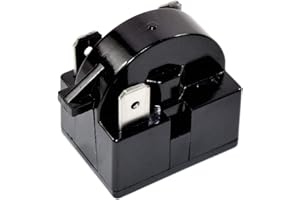 HQRP QP2-4R7 4.7 Ohm 3-Pin PTC Starter/Start Relay Replacement Compatible with Mini Fridges, Compact Refrigerators, Beverage & Wine/Beer Coolers, Deep Freezers, Beer/Wine Refrigerators