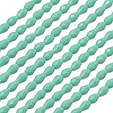 PATIKIL Teardrop Faceted Beads, 650 Pcs Blue Green Bicone Birthstone Bead Glass Crystal Assortments Vertical Hole Shape for DIY Crafting Bracelet Necklace Jewelry Making, 4x6mm