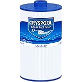 Cryspool® 08008 Filter Compatible with PCS75N, Maax Spas, 100594, C-8475, FC-3320, 75 Sq. Ft Spa Filter Cartridge, 1 Pack