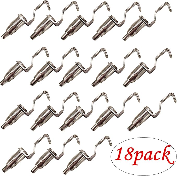 HAN SHENG 18 Pcs Adjustable Metal Art Gallery Display Wire Rope Hanger