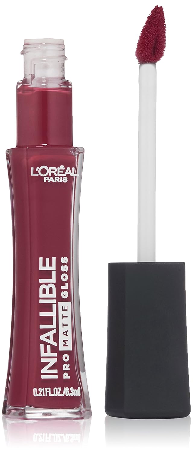 L'Oréal Paris Infallible Lip Pro Matte Gloss, Forbidden Kiss, 0.21 fl. oz.