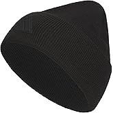 Adidas Men's Wide Cuff Beanie – Tall Fit Slouchy Cuffed Knit Winter Hat