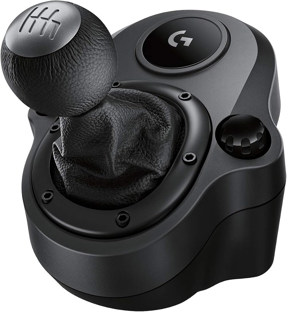 Logitech G Driving Force Shifter for G29 G920 G923 6 Speed Leather Knob