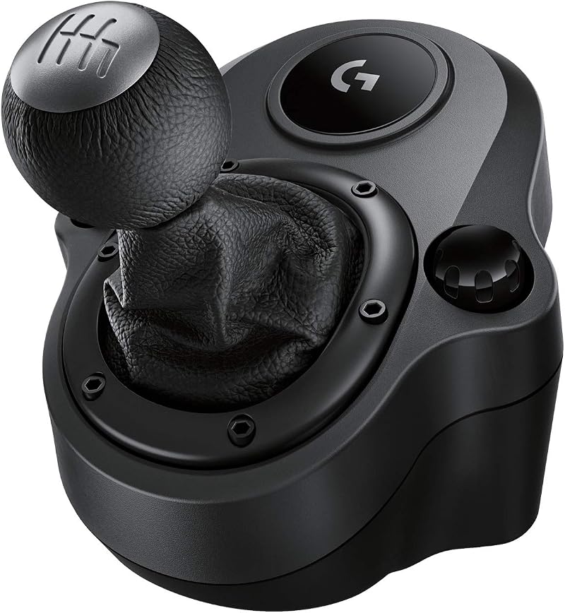 Logitech G Driving Force Shifter for G29 G920 G923 6 Speed Leather Knob