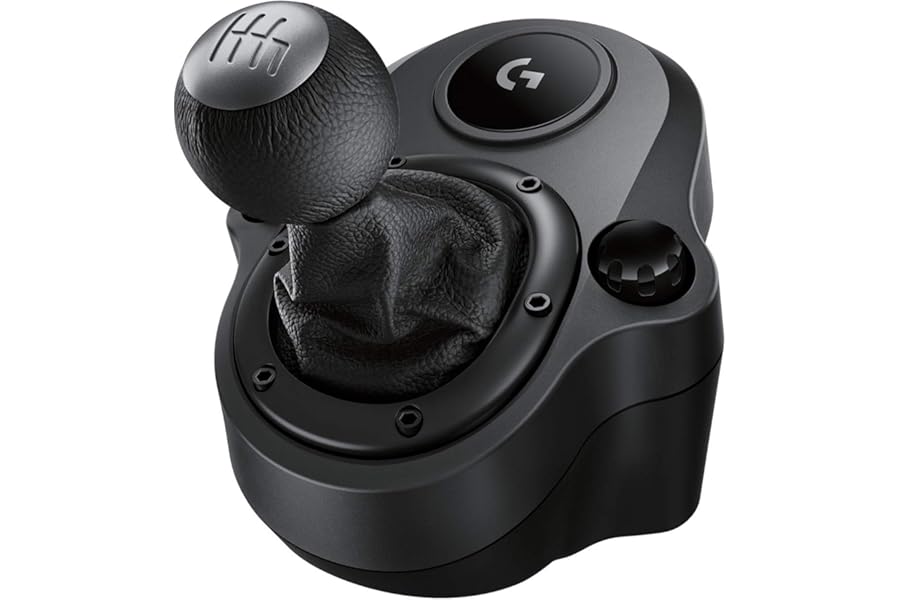 Logitech G Driving Force Shifter – Compatible with G29, G920 & G923 Racing Wheels for-PlayStation 5, Playstation 4, Xbox-Series X|S, Xbox-One, and-PC