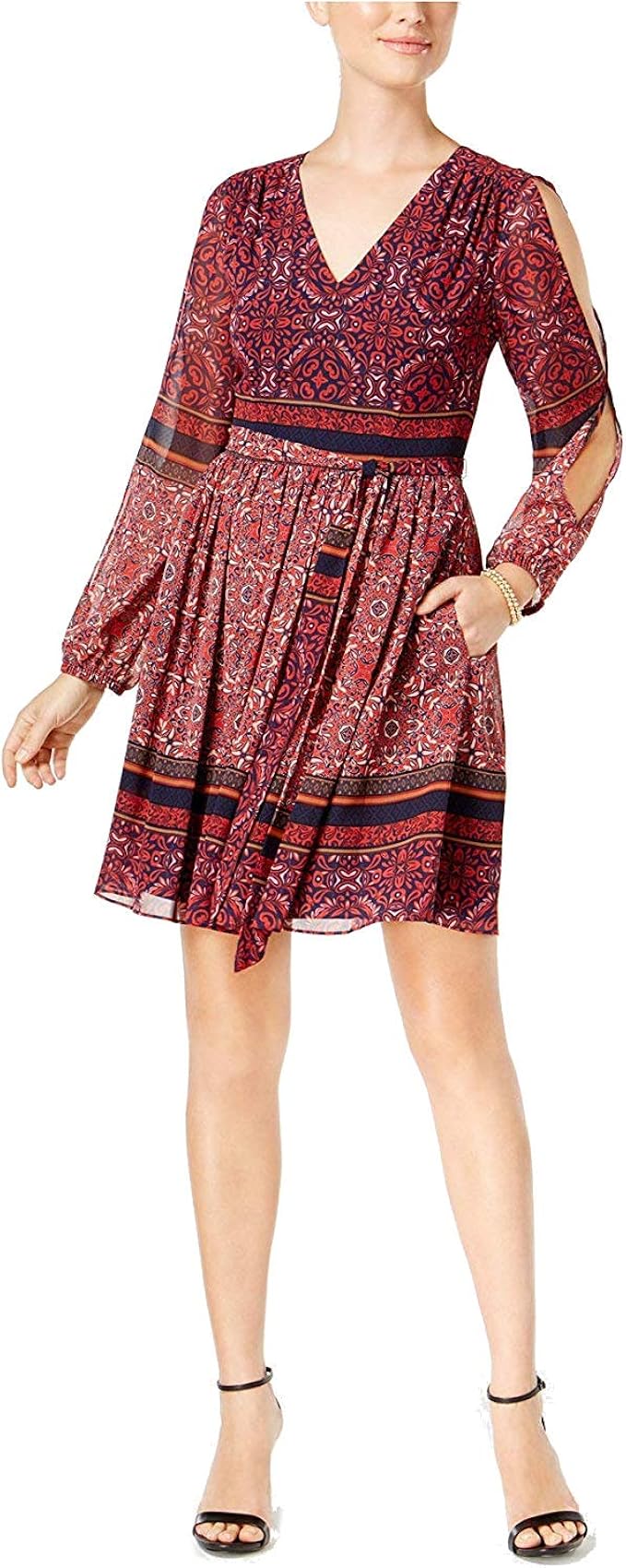 vince camuto red dress