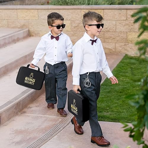 Ring Security Wedding Ring Bearer Proposal Box Gifts, Sunglasses