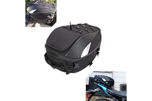 YSMOTO Waterproof Motorcycle Tail Bag - Dual Use Sport Backpack Helmet Bag