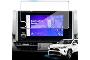 VEIROOM Screen Protector for Toyota RAV4 2023-2025,Tempered Glass Protective Film For RAV 4 LE/XLE/Adventure/XLE Premium/SE/Woodland Edition 2025 2024 Accessories- 8 inch