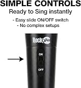 RockJam Karaoke Microphone with 3 Metre Cable Dynamic Mic 6.35mm Jack view 7