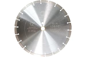 Whirlwind USA TSS 12-Inch Laser Welded Dry or Wet Cutting General Purpose Power Saw Segmented Diamond Blades for Concrete Stone Brick Masonry (Factory Direct Sale) (12")