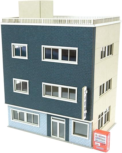 Amazon さんけい なつかしのジオラマシリーズ 1 150 ビルe ペーパークラフト Mp03 108 ペーパーアート 通販