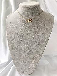MICOMAKA Birth Year Number with Crown Necklace,Old