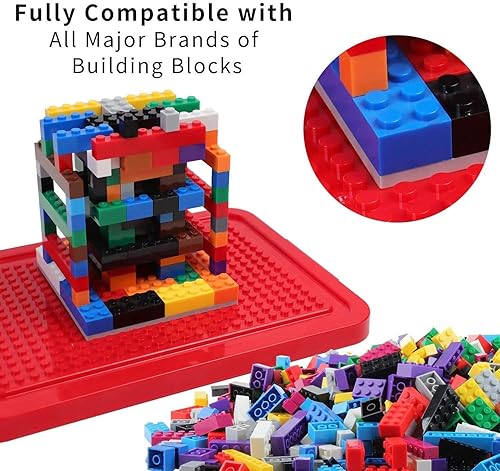 burgkidz Building Bricks 568 Pieces Toys, Classic Building Blocks