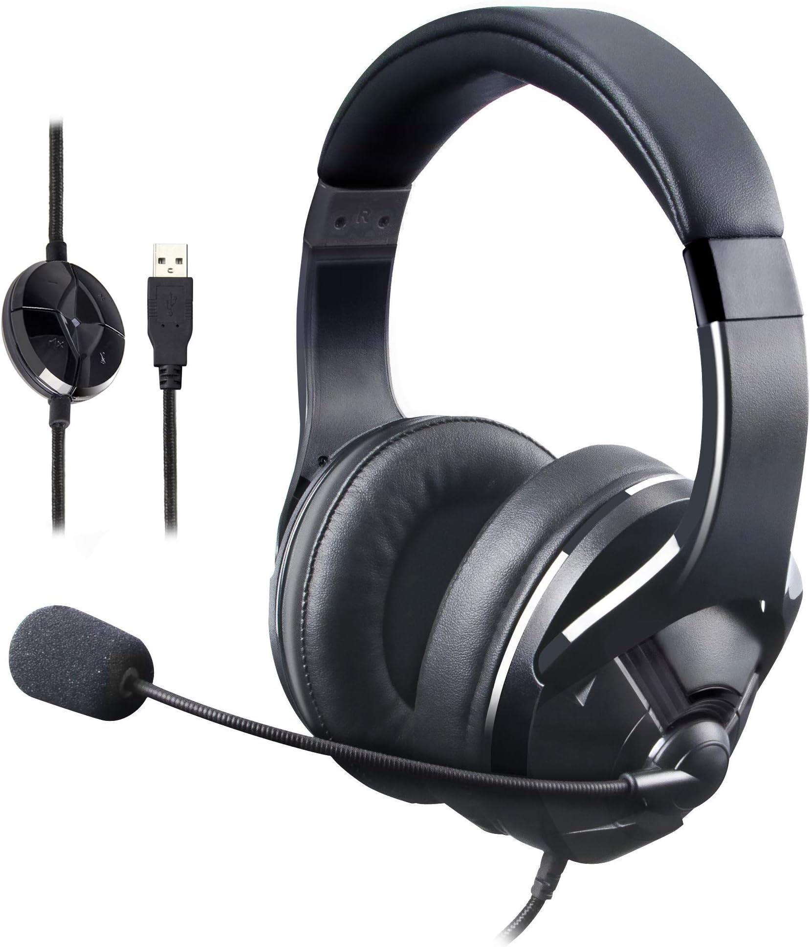 AmazonBasics Gaming Headset with Microphone for PC