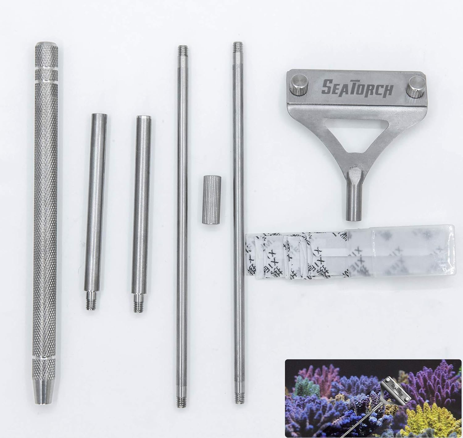 SMASOR Titanium Alloy Aquarium Scraper, 27.5" Aquarium