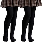 HeyUU Girls Winter Warm Fleece Lined Tights, Soft Thermal Dance Tights for Kids