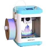 Geeetech 3D Printer for Kids &amp; Beginners, High-Speed Mini 3D Printer | Auto-Leveling, Fully Open Source Pre-Assembled STEM Learning Tool, 3.94x4.33x3.94in Print Size for Home/School