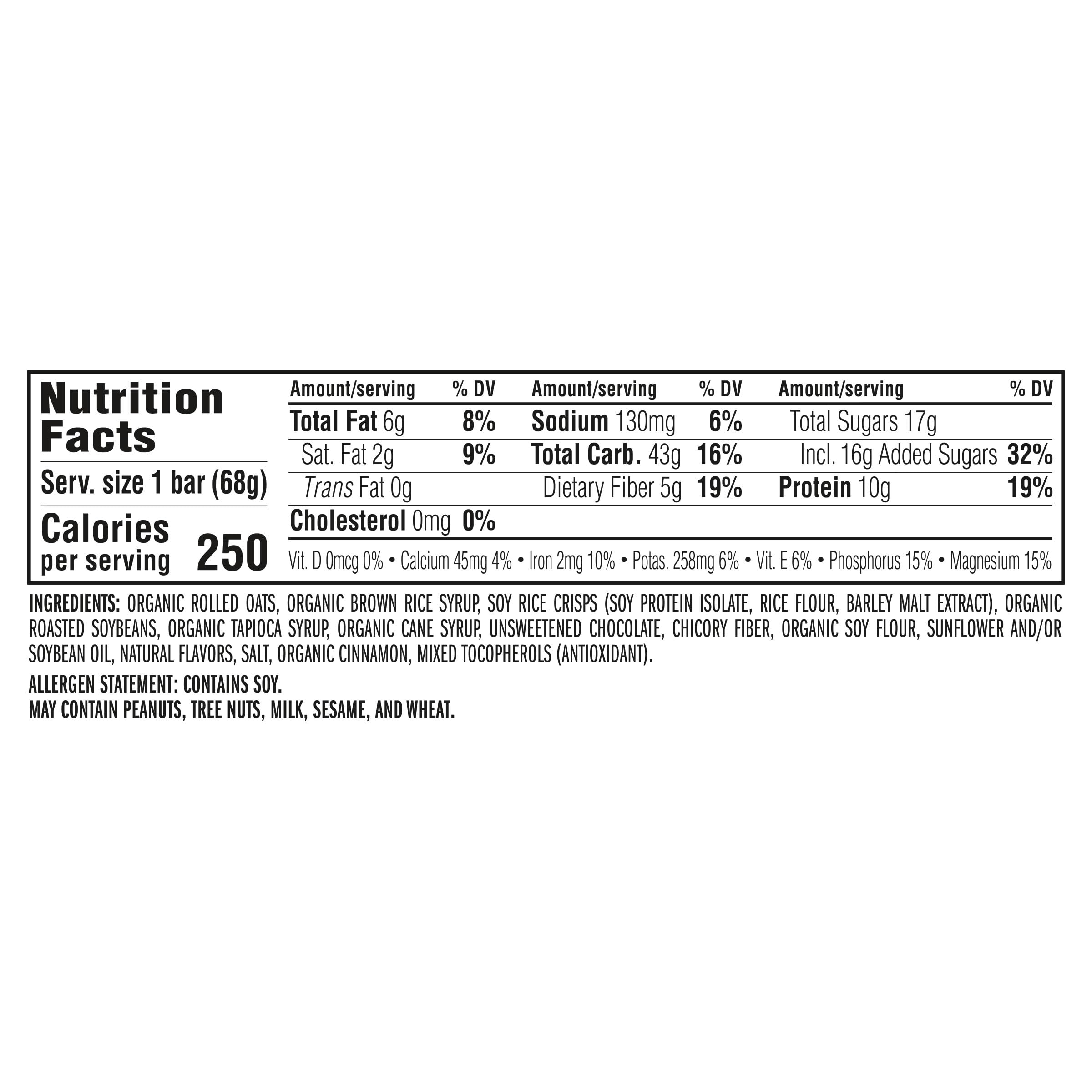 CLIF BAR - Energy Bar - Chocolate Chip - Made with Organic Oats - Plant Based Food - Vegetarian - Kosher (2.4 Ounce Protein Bar, 1 Count) Packaging May Vary