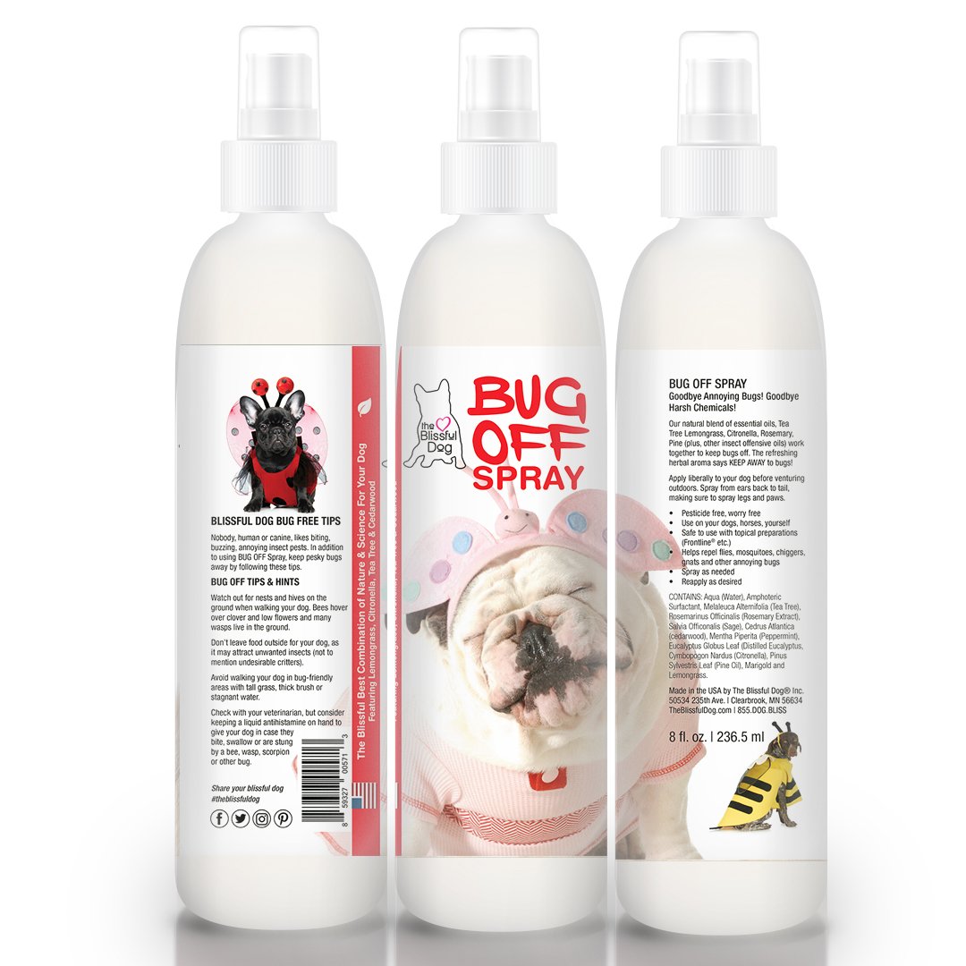 Reviews The Blissful Dog Bug Off AllNatural Bug Deterrent Spray