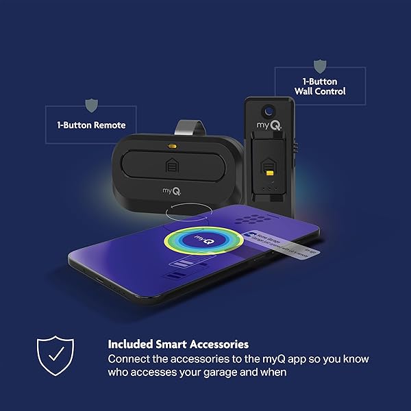 CHAMBERLAIN 1/2 HP BELT DRIVE SMART GARAGE DOOR OPENER WITH BATTERY BACKUP, 1-BULB LIGHTING, AND MYQ CONNECTIVITY