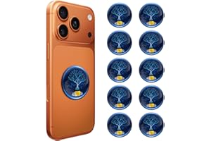 GENIBABY 10 Pcs Phone Protection Stickers Neutralizers for Smart Phones/Tablets/Laptops/Computer/WiFi/Priner/TV Electronic Devices Blockers Blue