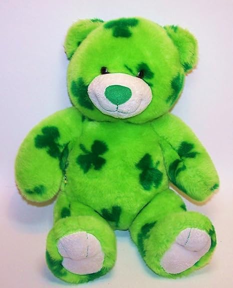 lime green teddy bear