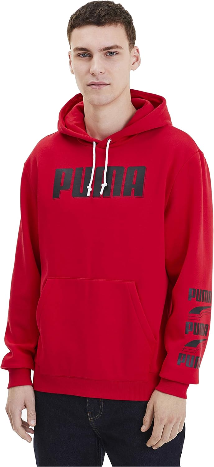 PUMA Men's Essentials Hoody French Terry Big Logo at  Men’s Clothing store