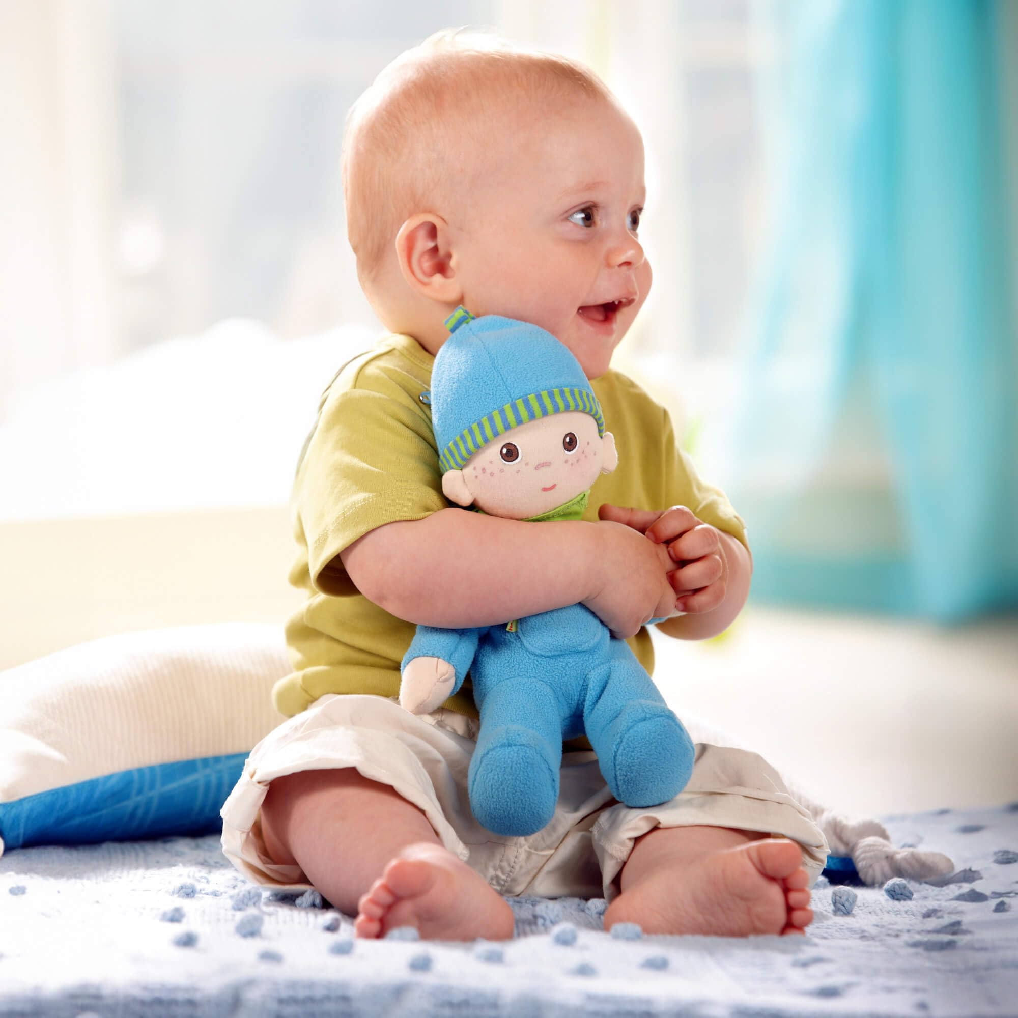 HABA Snug-Up Soft Plush Luis First Baby Doll 8