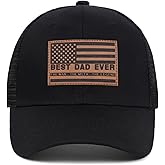 Fathers Day Birthday Gifts for Dad Best Dad Ever American Flag Hat Father's Day Christmas Valentines Gift Ideas for Dads