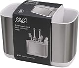Joseph Joseph Easy-Store Large Toothbrush Holder Caddy White/Steel view 2