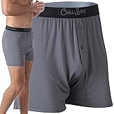 Chill Boys Viscose from Bamboo Boxers for Men - Cool Comfortable, Soft Breathable Men's Underwear - Boxer Shorts