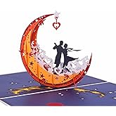 AIT PAPER ART 3D Anniversary Card -Anniversary Card for Her,Birthday Card,Valentines Day Card For Her, Him, Couple, Wife, Husband, Girlfriend, Boyfriend (Red)