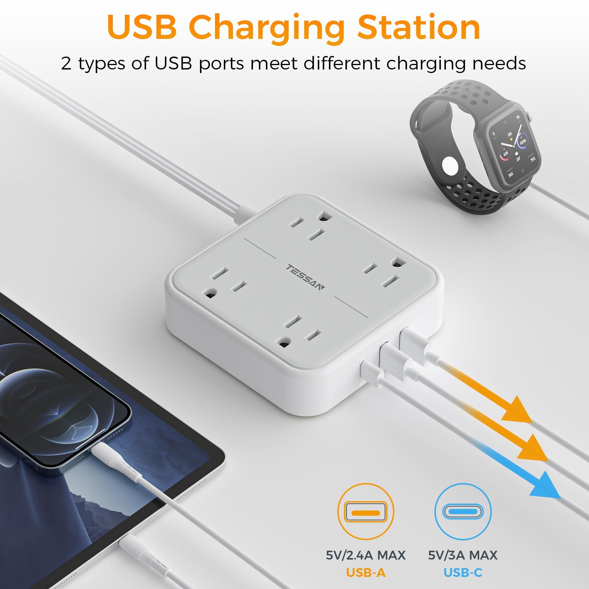 Power Strip with Surge Protector